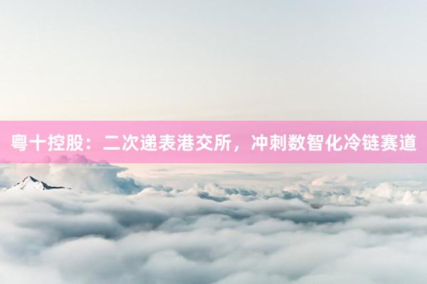 粤十控股：二次递表港交所，冲刺数智化冷链赛道