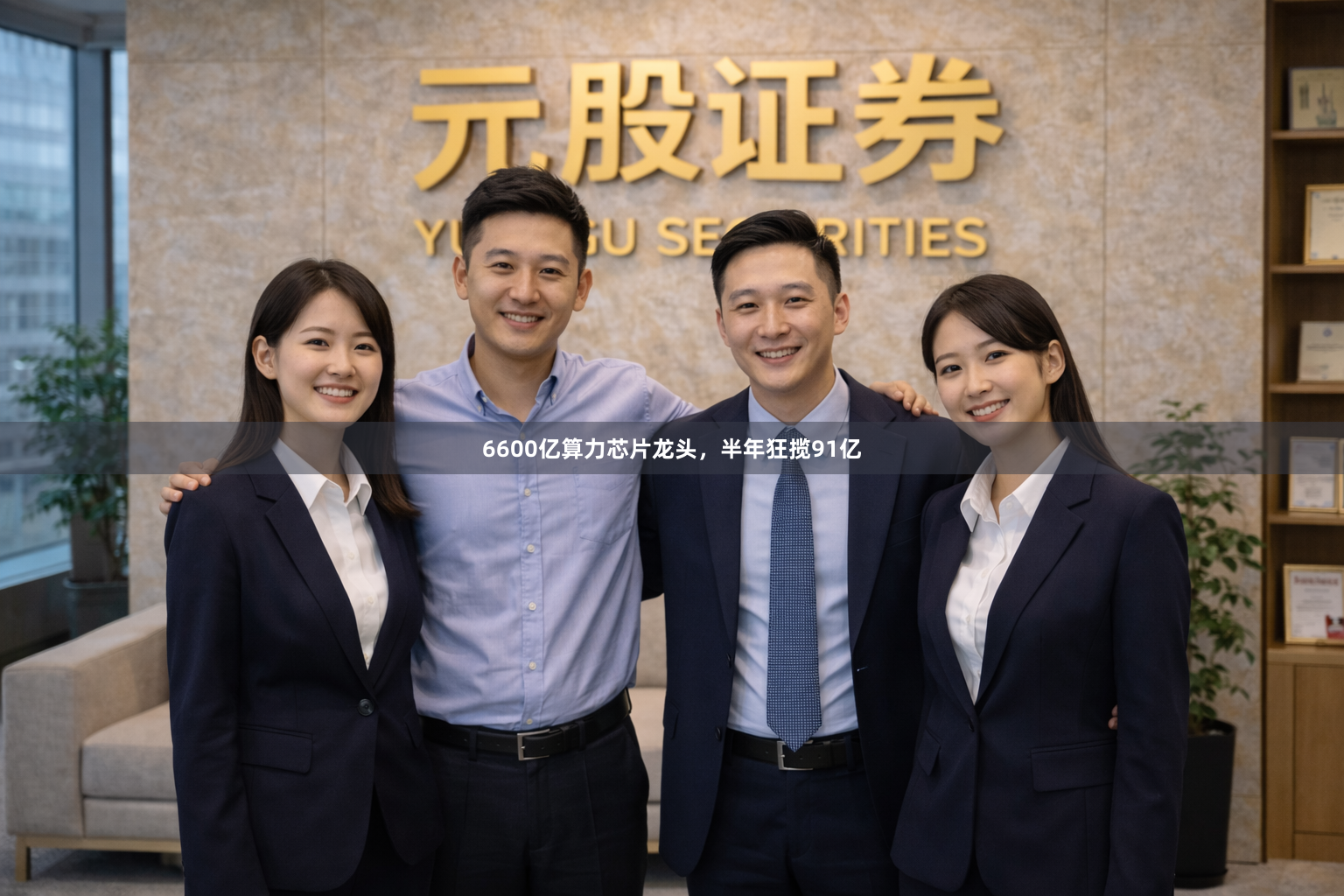 6600亿算力芯片龙头，半年狂揽91亿