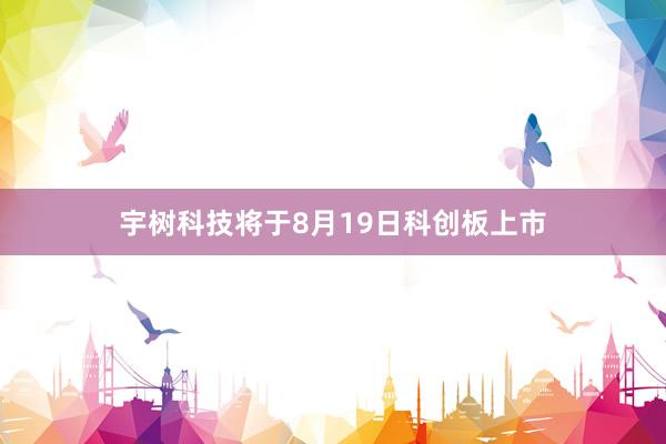 宇树科技将于8月19日科创板上市